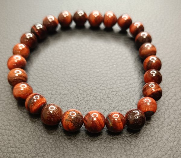 Braccialetto in Tiger Eye Rosso