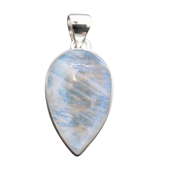 Pendente in Rainbow Moonstone goccia