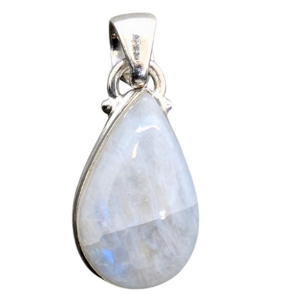 Pendente in Rainbow Moonstone goccia